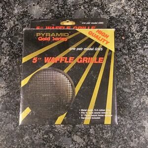 Pyramid GW5BK 5" Speaker Grill Covers Universal Car/Vehicle Speaker Protectors